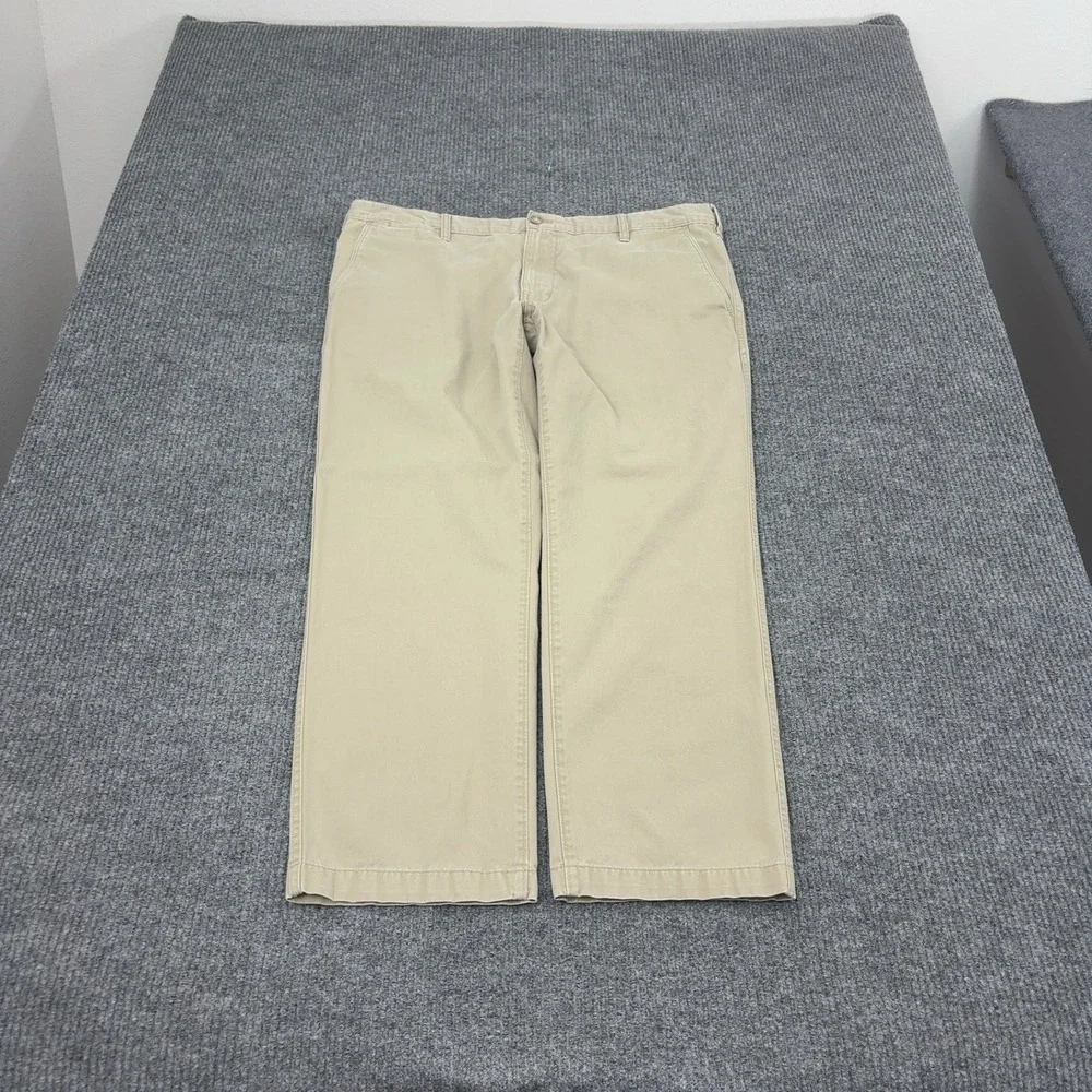 Eddie Bauer Pants Mens 40 Khaki Cotton Legend Classic Fit Chino Casual Outdoor